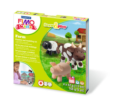 FIMO klei set boerderij/farm - Verpakking