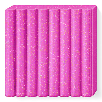 FIMO Kids klei - Roze glitter (nr 262) klei blok