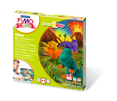 FIMO klei set dinosaurussen/dino - verpakking