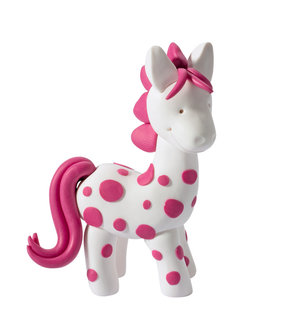 FIMO klei toolbox Pony - Wit paard
