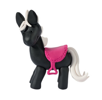 FIMO klei toolbox Pony - Zwart paard