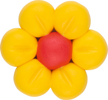 FIMO juwelen kleiset Bloemen - Gele bloem kraal