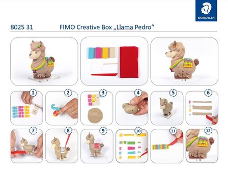 FIMO Creative Kit Lama - Klei-instructies