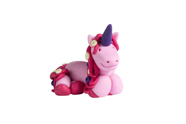 FIMO kleiset Unicorns - Roze unicorn
