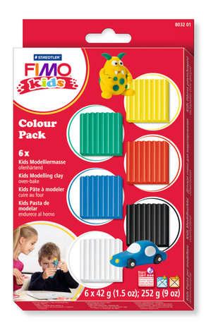 FIMO Kids kleurenset - Basiskleuren