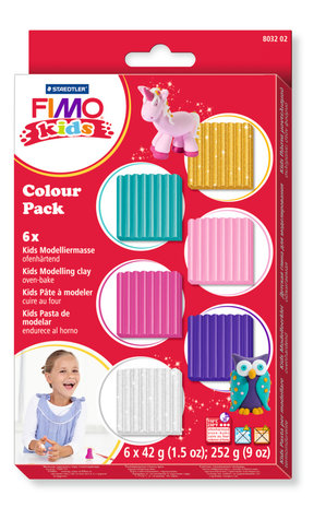FIMO Kids basisset - Meisjes kleuren