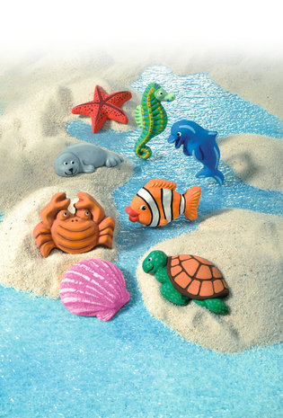 FIMO Kids kleivormpjes Zeedieren - Inhoud